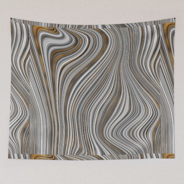 Item preview, Agate black white and gold texture designed and sold by Sanskrati.