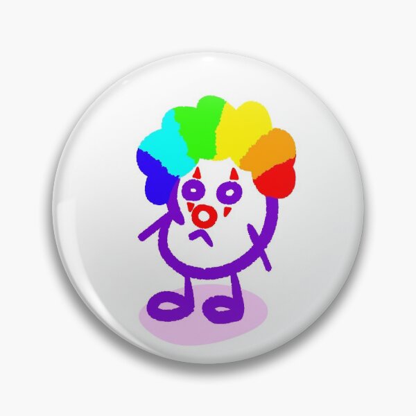 Item preview, Clown Bean (Frank the Bean) designed and sold by BluePeachesArt.