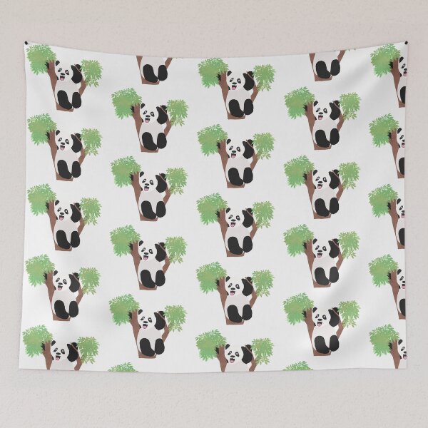 Item preview, Cute little panda in a tree designed and sold by Sarahgranchelli.