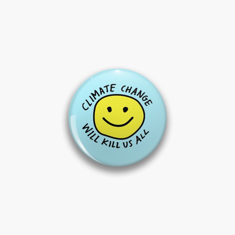 Stop Climate Change Pin