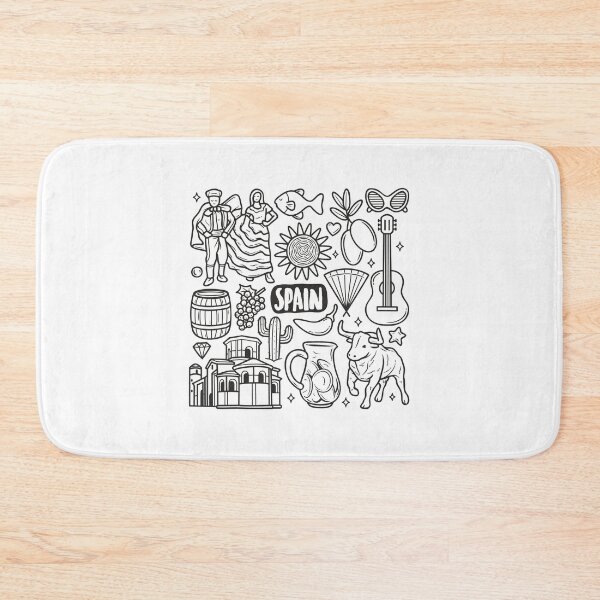 Item preview, Spain Doodle designed and sold by CottonandCasual.