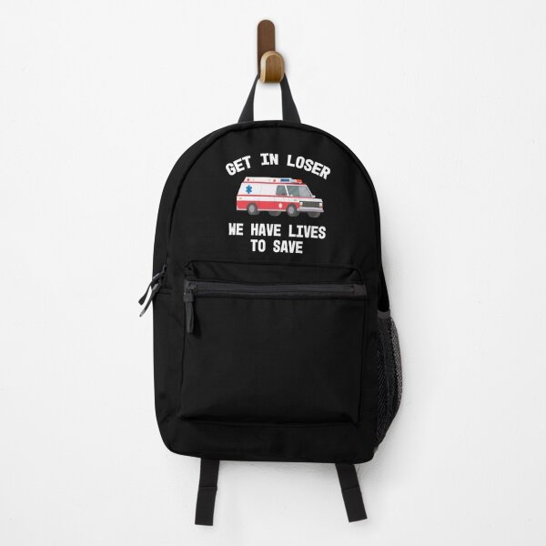 Item preview, EMS Paramedic EMT Get In Loser Ambulance Graphic Graduation Gift designed and sold by JessieJune.