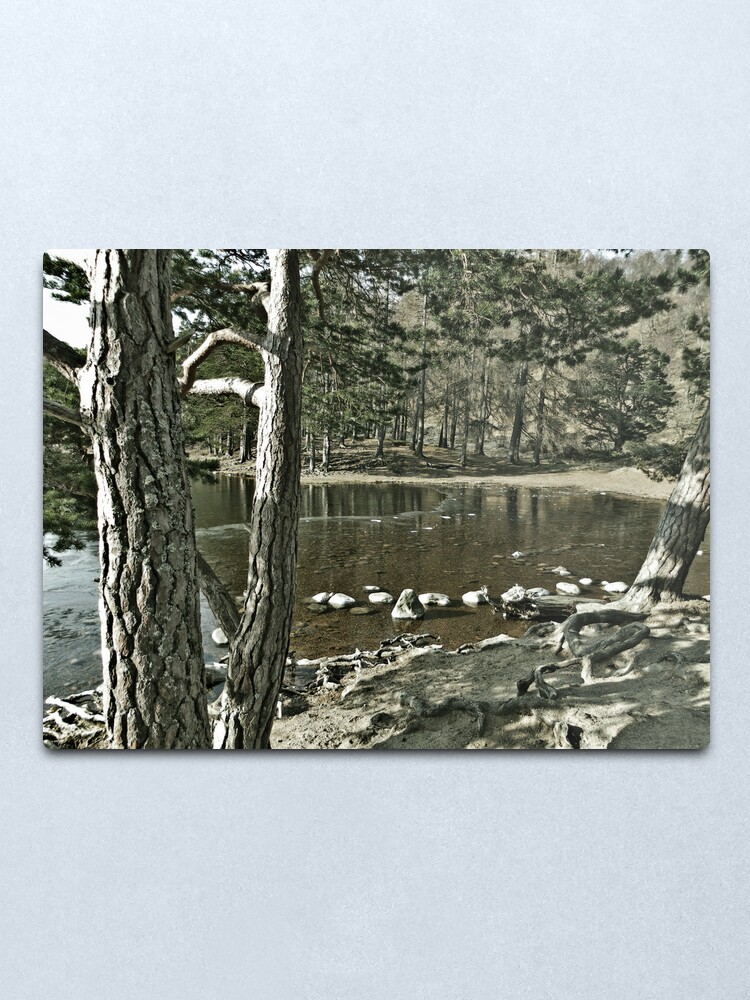 Alternate view of Loch an Eillen Aviemore Metal Print