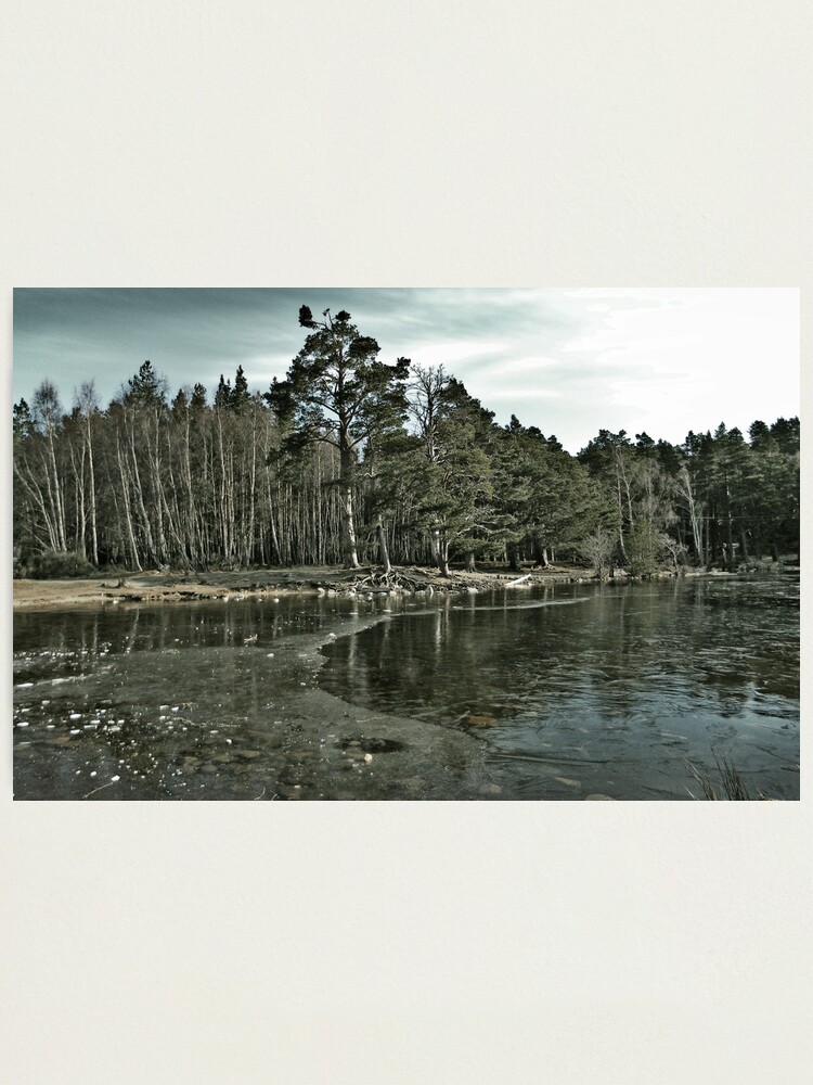Alternate view of Frozen Loch an Eillen Aviemore Photographic Print