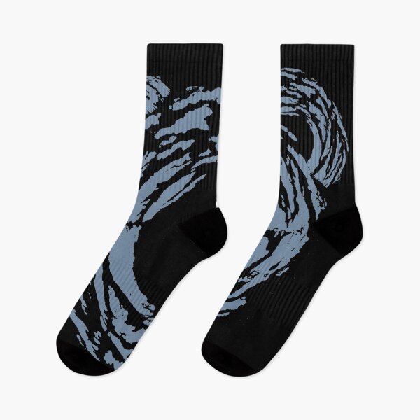 Item preview, Panda Bear Outline Linoleum Block Print in Faded Denim designed and sold by JD-PANDA.
