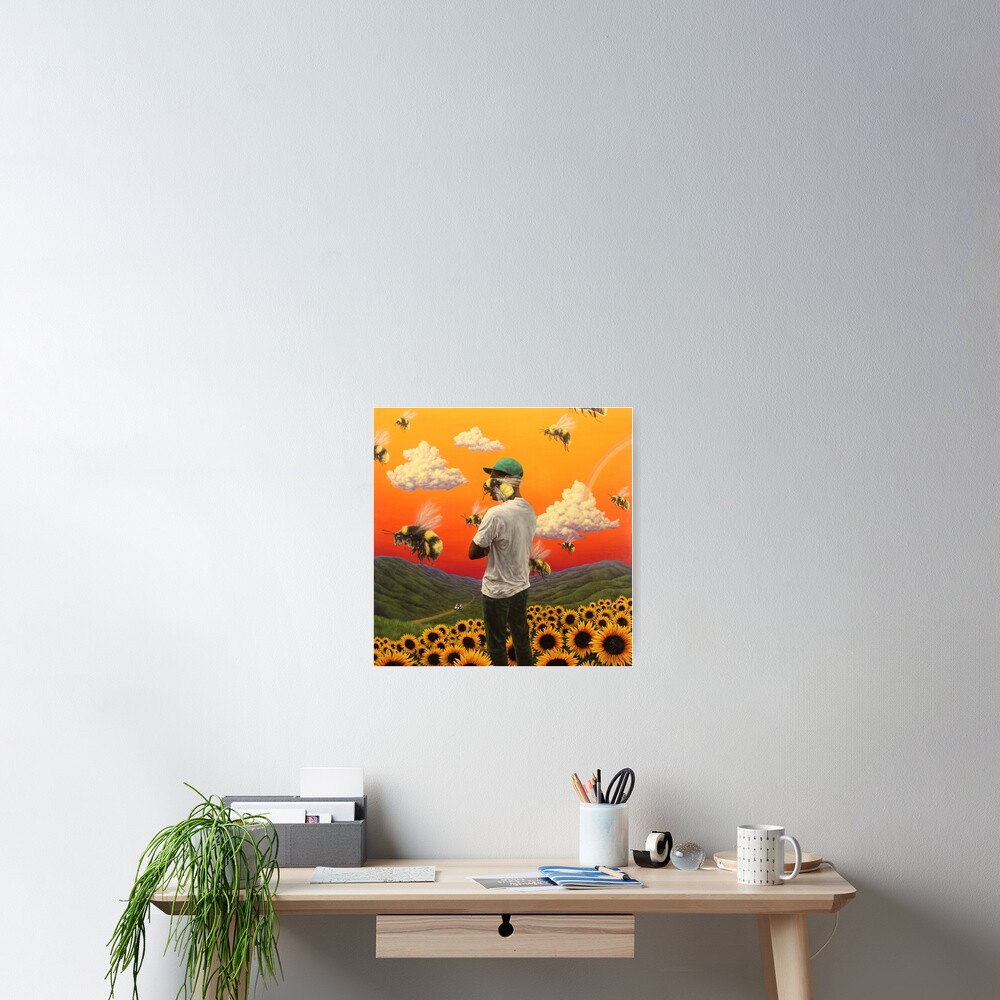 bee boy flower Poster Poster