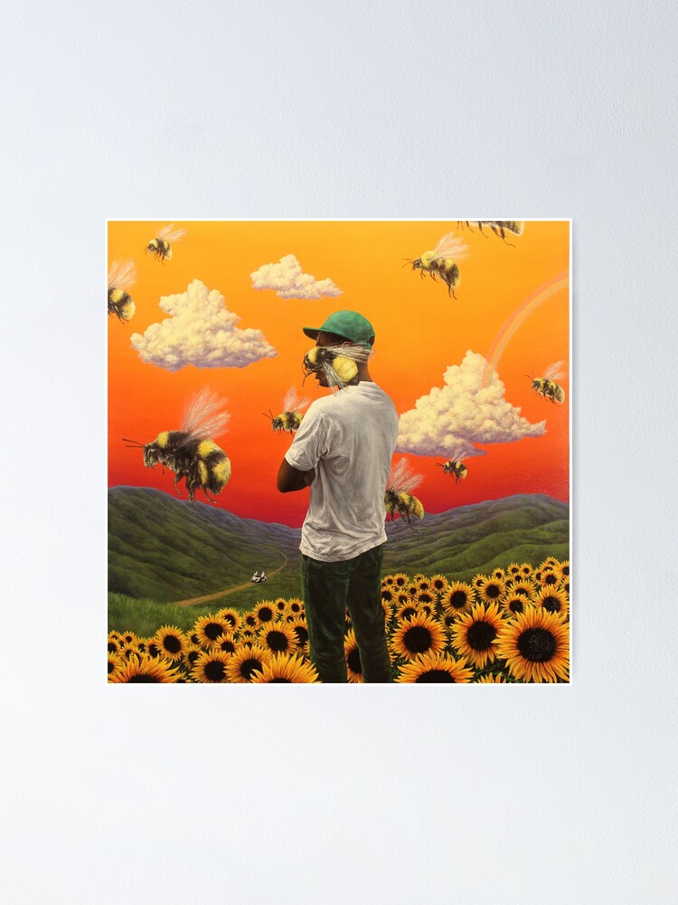Alternate view of bee boy flower Poster Poster