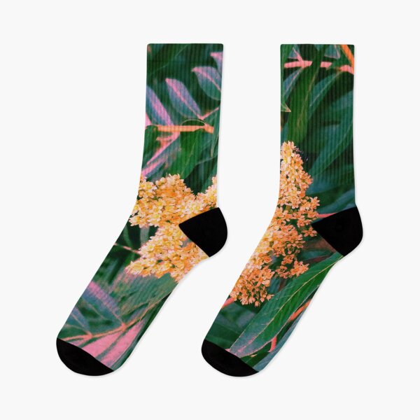 Item preview, Green and Gold Sideways Sumac designed and sold by The Rage Garden.
