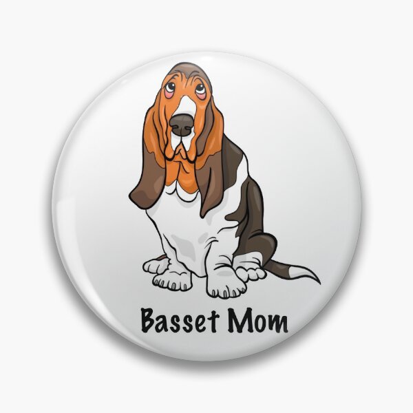 Artikelvorschau, Basset Hound Mom - Nettes Basset Hound Geschenk - Basset Hound Shirt entworfen und verkauft von Galvanized.
