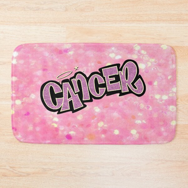 Item preview, cancer bratz style - iconic pink glitter font logo cute y2k aesthetic designed and sold by sweetnsourbunny.