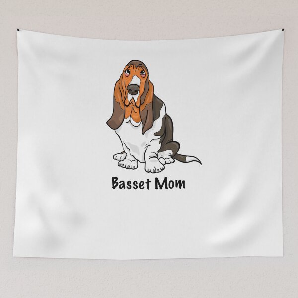 Artikelvorschau, Basset Hound Mom - Nettes Basset Hound Geschenk - Basset Hound Shirt entworfen und verkauft von Galvanized.