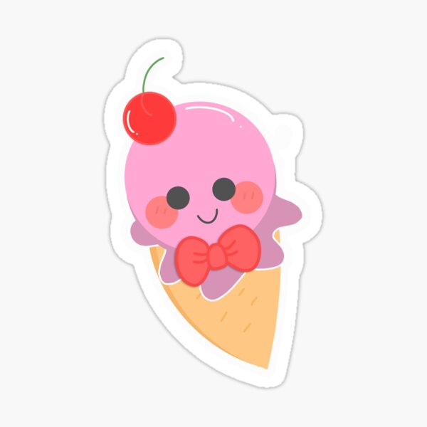 Glace aux cerises Sticker