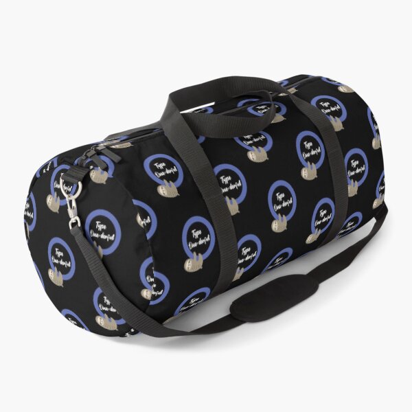 Item preview, Type 1 Diabetes T1D Type One-Derful Awareness Sloth On Blue Circle  designed and sold by JessieJune.