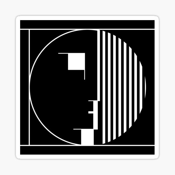 Bauhaus 3 Sticker