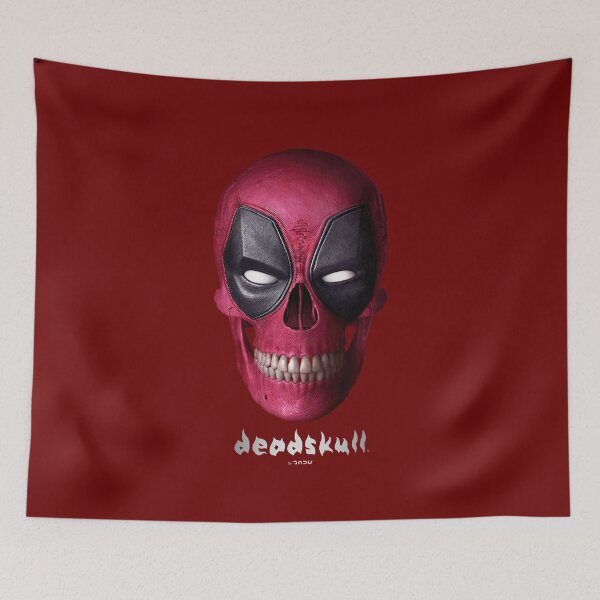 Item preview, deadskull skull 02 red background designed and sold by Radu-Gabriel.