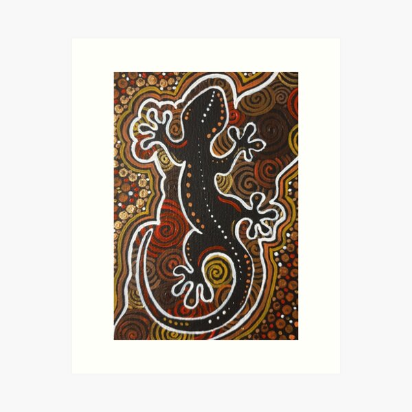 Item preview, Goanna Lizard Aboriginal Totem designed and sold by TSpiritArtist.