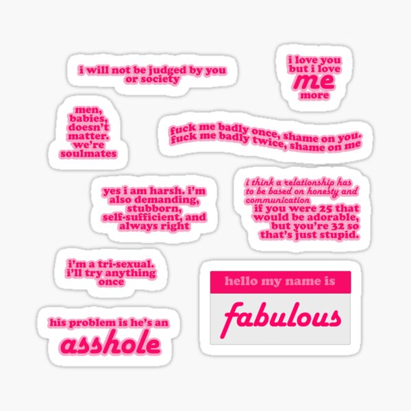 SATC Samantha Pack Sticker