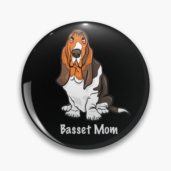 Artikelvorschau, Basset Hound Mom - Nettes Basset Hound Geschenk - Basset Hound Shirt entworfen und verkauft von Galvanized.