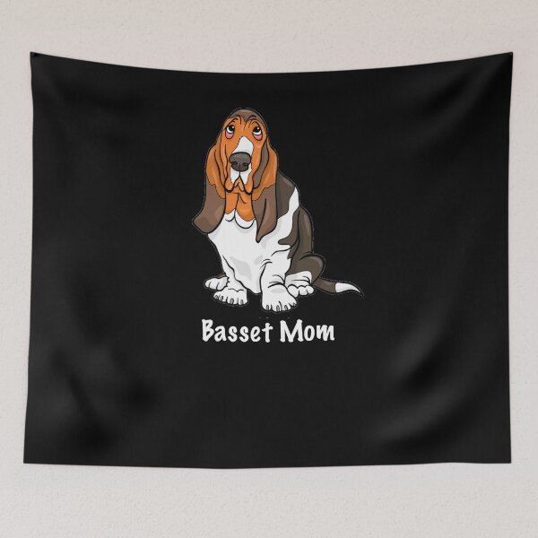 Artikelvorschau, Basset Hound Mom - Nettes Basset Hound Geschenk - Basset Hound Shirt entworfen und verkauft von Galvanized.