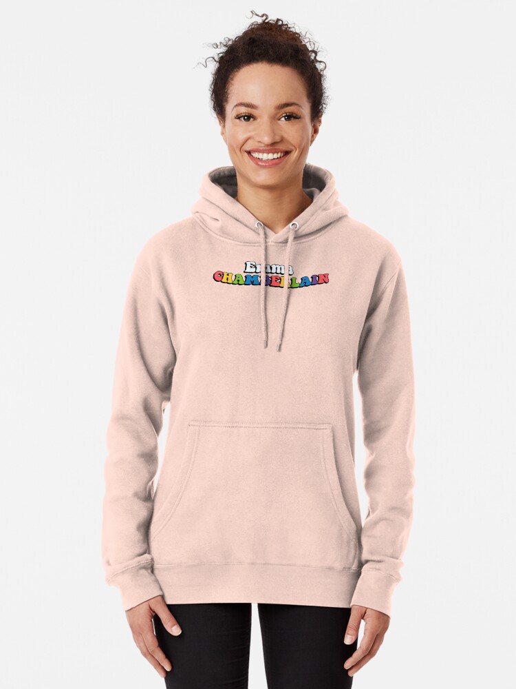 Emma chamberlain pink hoodie best sale