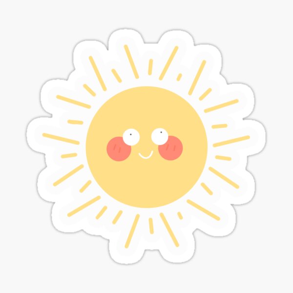 Crazy Sun Sticker