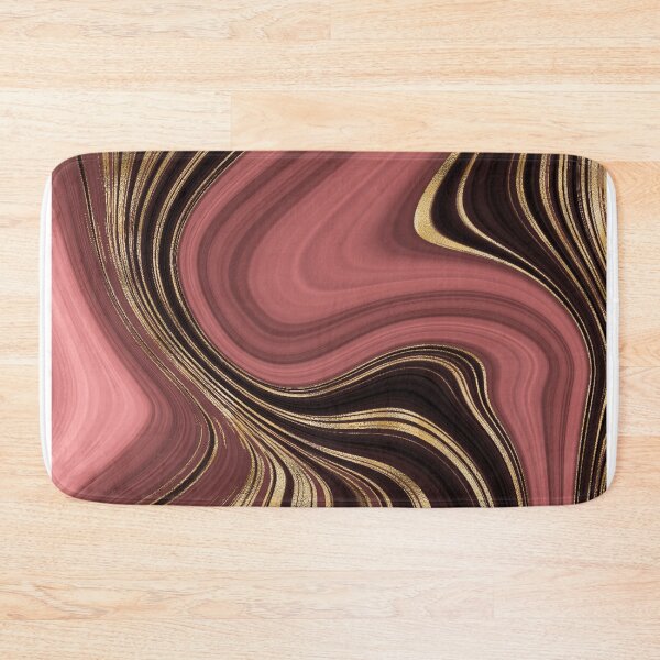 Item preview, Agate black pink and gold texture designed and sold by Sanskrati.
