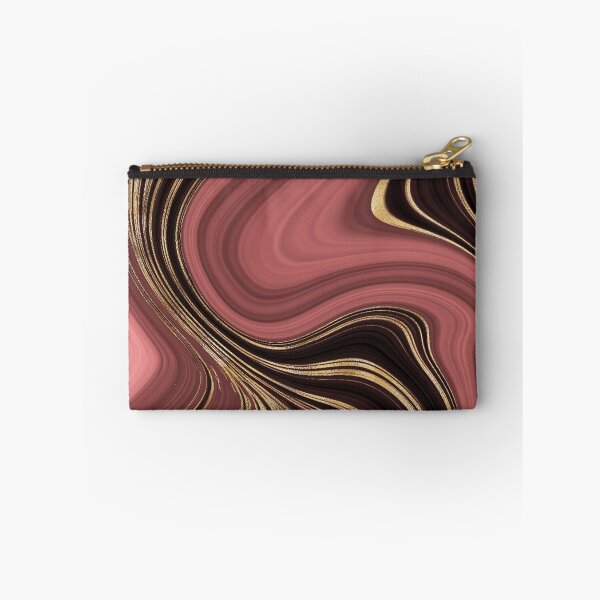 Item preview, Agate black pink and gold texture designed and sold by Sanskrati.
