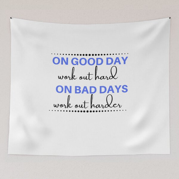 Item preview, Fitness Motivational Quote - work out harder designed and sold by renzel12.