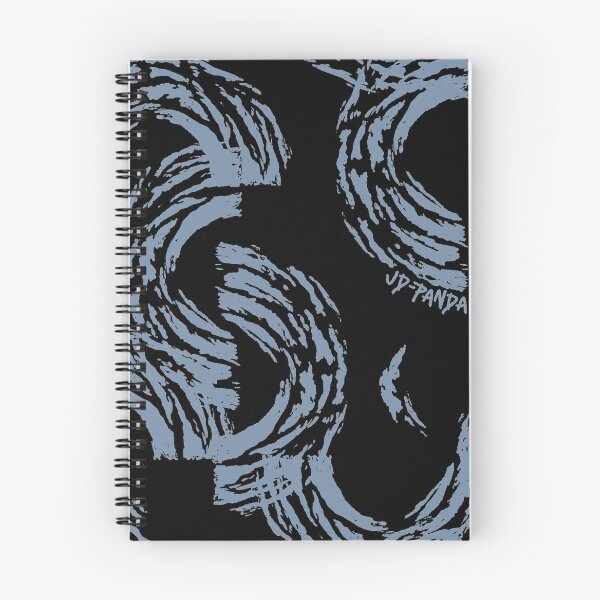 Item preview, Tossed Semi-Circles Linoleum Block Print in Faded Denim designed and sold by JD-PANDA.