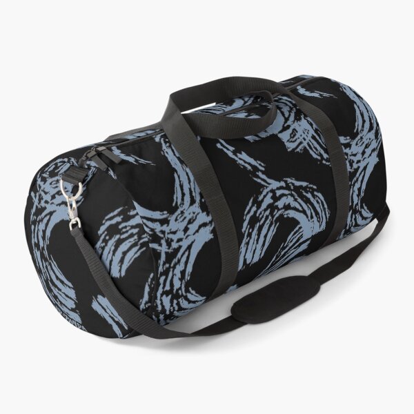 Item preview, Tossed Semi-Circles Linoleum Block Print in Faded Denim designed and sold by JD-PANDA.