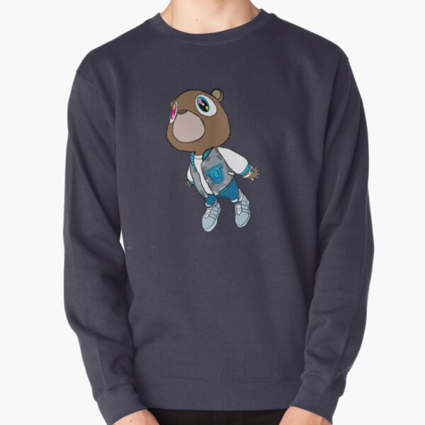Graduation Bear - Digital Drawing Pullover Sweatshirt