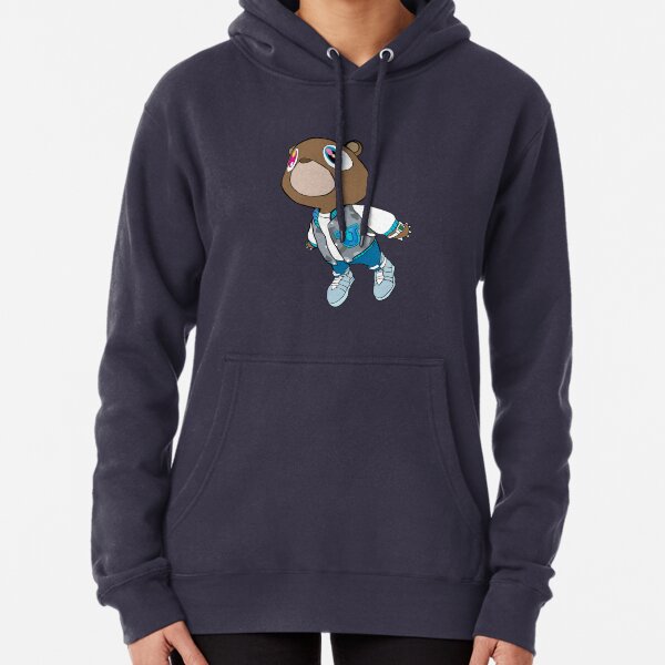 Oso de graduación - Dibujo digital Sudadera con capucha