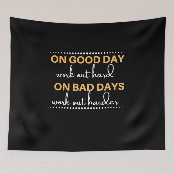 Item preview, Fitness Motivational Quote - work out harder designed and sold by renzel12.