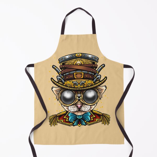 Item preview, Steampunk Cat Art designed and sold by Meliafroggy.