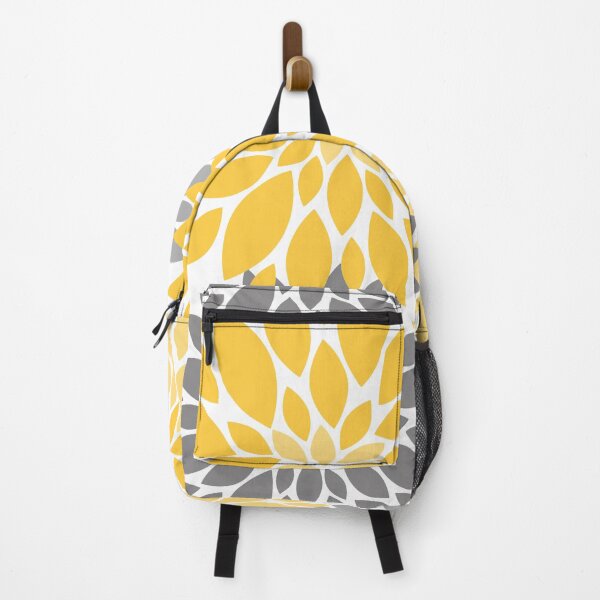 Item preview, Yellow and Gray Dahlia Floral Pattern designed and sold by IoanaHraball.