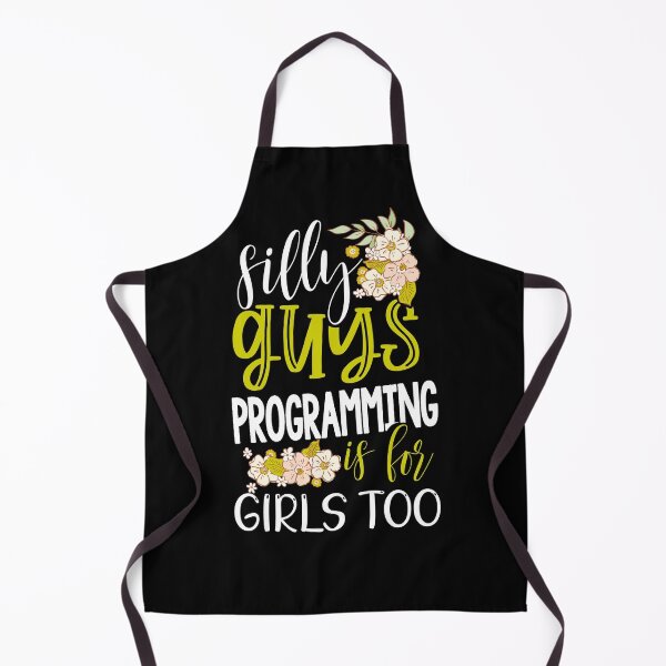 Item preview, Silly Guys Programming Is For Girls Too Floral designed and sold by zanytee.