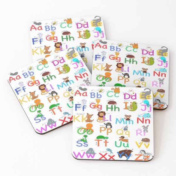 Item preview, Cute Animal Alphabet  designed and sold by JPN4Design.