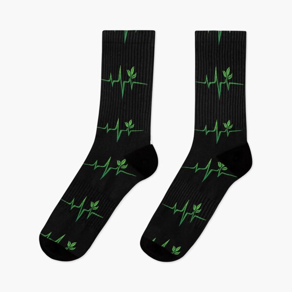 Item preview, Heartbeat, Pulse Green, Vegan, Frequency, Wave, Earth, Planet designed and sold by boom-art.
