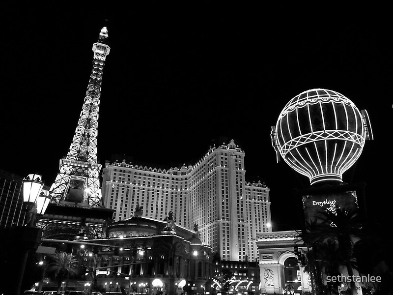 "The Paris Hotel, Las Vegas" by sethstanlee | Redbubble