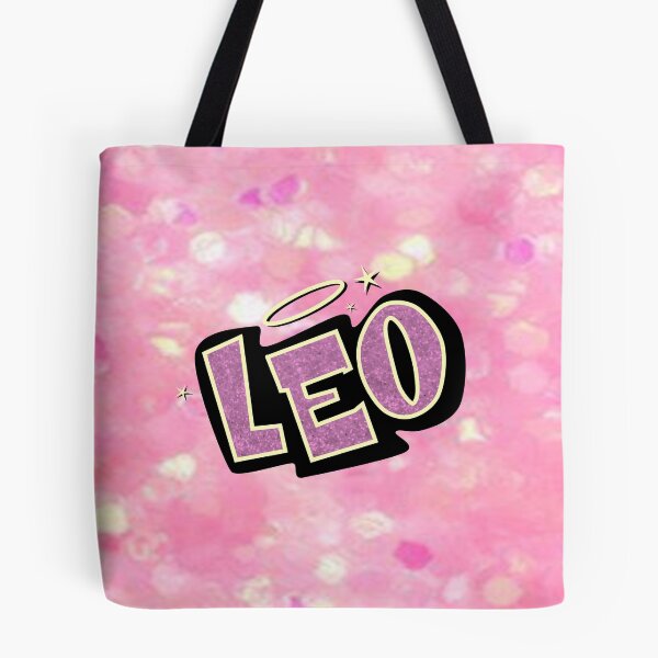 Item preview, leo bratz style - iconic pink glitter font logo cute y2k aesthetic designed and sold by sweetnsourbunny.