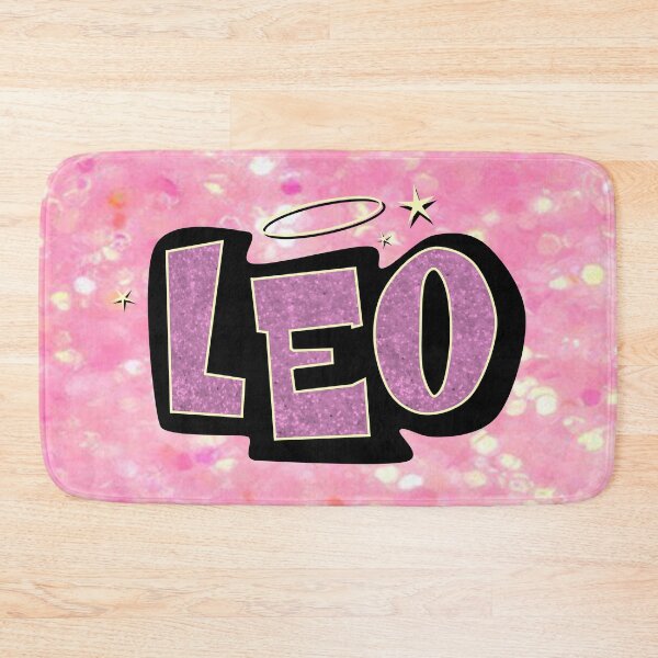 Item preview, leo bratz style - iconic pink glitter font logo cute y2k aesthetic designed and sold by sweetnsourbunny.