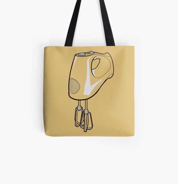 Electric Whisk All Over Print Tote Bag