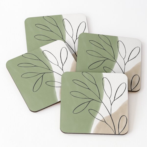 Item preview, Abstract Leaves Shapes designed and sold by trajeado14.