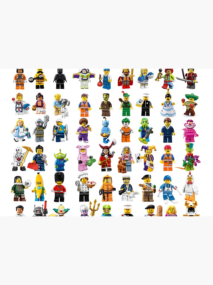 Lego figurines patterm by benbdprod