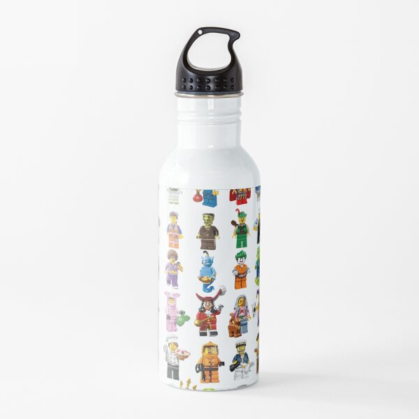 Lego figurines patterm Water Bottle