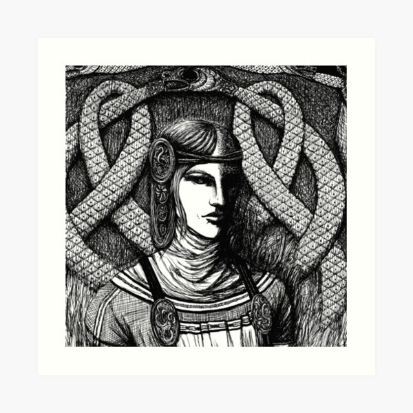 Hel (portrait cropping) Art Print