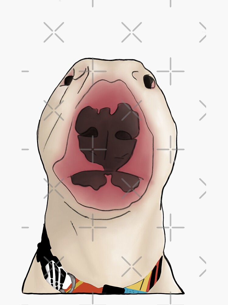 "Walter Dog Drawing " Sticker for Sale by LKATT | Redbubble