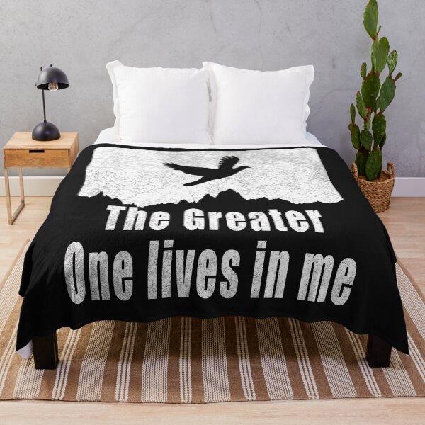 Item preview, The Greater One Lives In Me, Christian Gift  designed and sold by dara4uall.