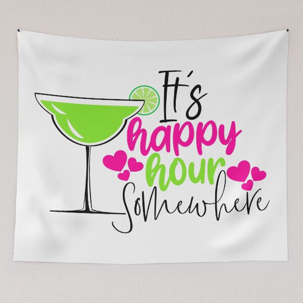 Item preview, It’s happy hour somewhere designed and sold by purpleblobart.