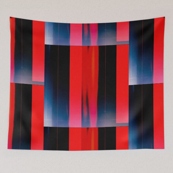 Item preview, Red blue bands glaze  designed and sold by OSG369.